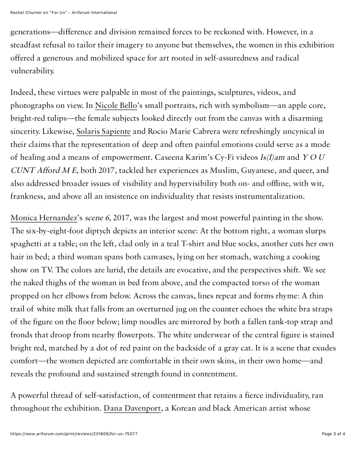 PG 3 Rachel Churner on “For Us” - Artforum International copy